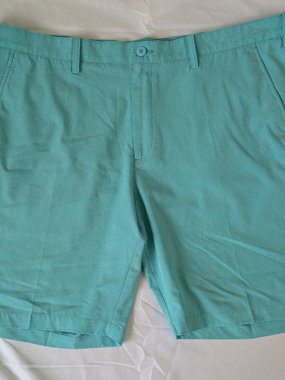 Men's Seafoam Flat Front Casual Shorts Size 44